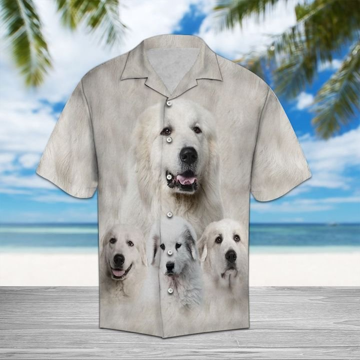 Great Pyrenees Great Hawaiian Shirt Summer Button Up Great Pyrenees Great Hawaiian Shirt Summer Button Up