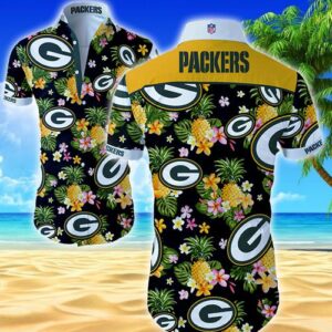 Green Bay Packers Hawaiian Shirt Summer Button Up