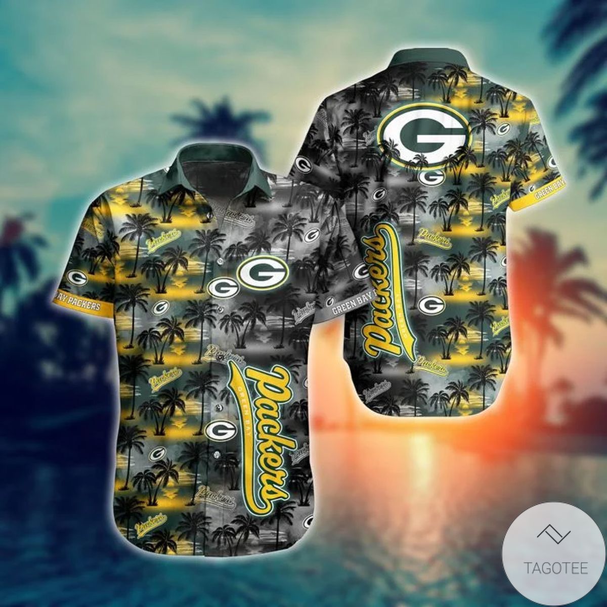 Green Bay Packers Nfl Hawaiian Shirt Green Bay Packers Nfl Hawaiian Shirt