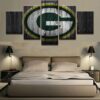 Green Bay Packers Sports - Sport 5 Panel Canvas Art Wall Decor