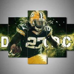 Green Bay Packers - Eddie Lacy - Sport 5 Panel Canvas Art Wall Decor