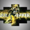 Green Bay Packers - Julius Peppers - Sport 5 Panel Canvas Art Wall Decor
