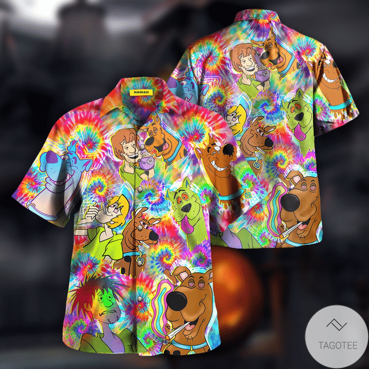 Groovy Scooby Doo Hawaiian Shirt Groovy Scooby Doo Hawaiian Shirt