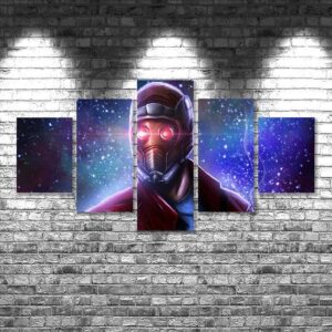 Guardians Of The Galaxy 01 - Movie 5 Panel Canvas Art Wall Decor