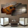 Guita 15 - Music 5 Panel Canvas Art Wall Decor