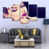 Hairdressing salon 01 - Abstract 5 Panel Canvas Art Wall Decor
