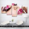 Hairdressing salon 04 - Abstract 5 Panel Canvas Art Wall Decor