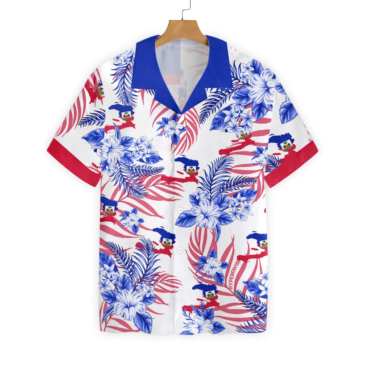 Haiti Proud Hibicus Hawaiian Shirt Haiti Proud Hibicus Hawaiian Shirt
