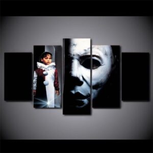 Halloween 5 The Revenge Of Michael Myers - Movie 5 Panel Canvas Art Wall Decor