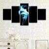 Halloween Horror Movie Michael Myers - Movie 5 Panel Canvas Art Wall Decor
