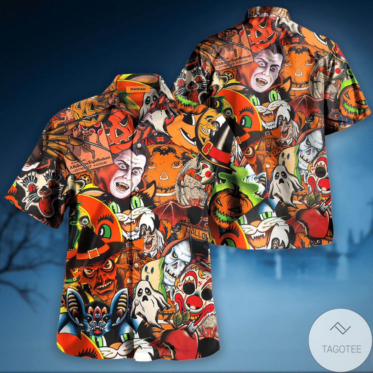 Halloween Is Coming To Town Vibe Hawaiian Shirt Halloween Is Coming To Town Vibe Hawaiian Shirt