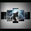 Halo 4 Poster 1 Gaming - 5 Panel Canvas Art Wall Decor