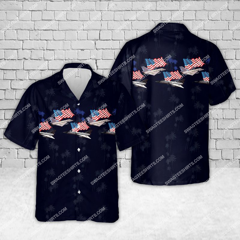 Happy Independence Day Us Air Force Convair F-106 Delta Dart Hawaiian Shirt Happy Independence Day Us Air Force Convair F-106 Delta Dart Hawaiian Shirt
