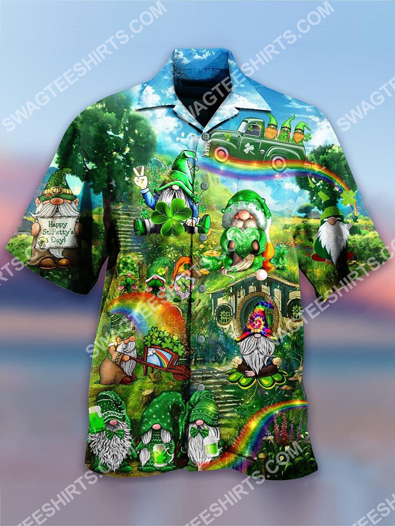 Happy Saint Patrick’S Day All Over Printing Hawaiian Shirt Happy Saint Patrick’S Day All Over Printing Hawaiian Shirt
