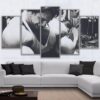 Hard Train - Sport 5 Panel Canvas Art Wall Decor