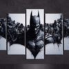 Harley Quinn Joker Batman - Dc 5 Panel Canvas Art Wall Decor