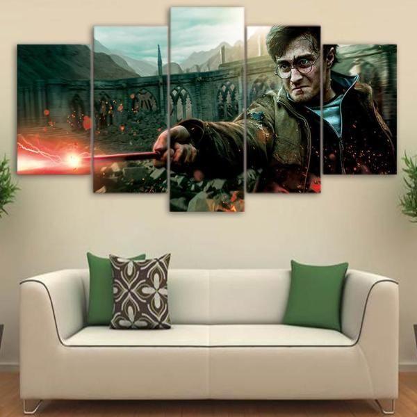 Harry Potter 2 - Movie 5 Panel Canvas Art Wall Decor Harry Potter 2 - Movie 5 Panel Canvas Art Wall Decor