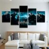 Harry Potter 22- Movie 5 Panel Canvas Art Wall Decor