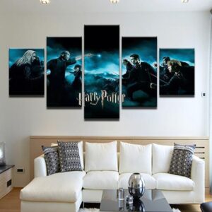 Harry Potter 22- Movie 5 Panel Canvas Art Wall Decor