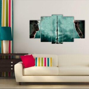 Harry Potter And The Deathly Hallows - Movie 5 Panel Canvas Art Wall Decor
