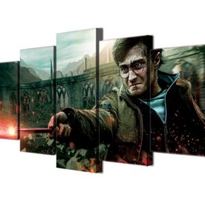 Harry Potter Character 05 - Movie 5 Panel Canvas Art Wall Decor