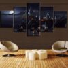 Harry Potter Hogwarts Castle 1 Movie - 5 Panel Canvas Art Wall Decor