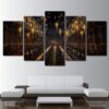 Harry Potter Hogwarts Great Hall Movie - 5 Panel Canvas Art Wall Decor