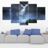 Harry Potter Stag Patronus - Movie 5 Panel Canvas Art Wall Decor