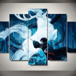 Harry Potter - Witch World - Movie 5 Panel Canvas Art Wall Decor