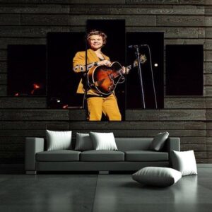 Harry Styles 01 - Famous Person 5 Panel Canvas Art Wall Decor