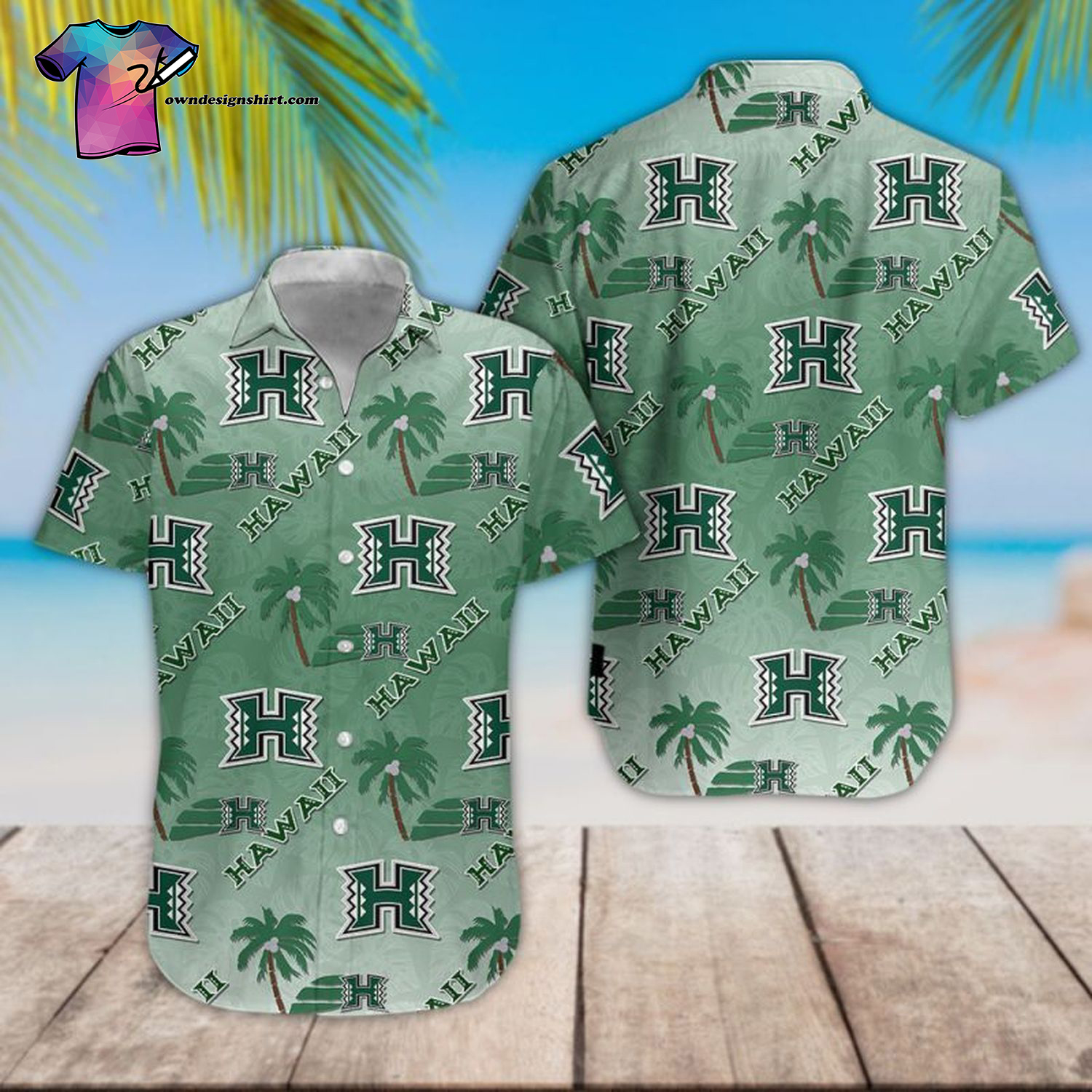 Hawaii Rainbow Warriors Tropical Hawaiian Shirt Hawaii Rainbow Warriors Tropical Hawaiian Shirt