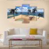Hawaiian Paradise - Nature 5 Panel Canvas Art Wall Decor