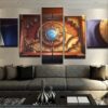 Hearthstone Box - Gaming 5 Panel Canvas Art Wall Decor