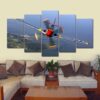 Helix - Aircraft 5 Panel Canvas Art Wall Decor