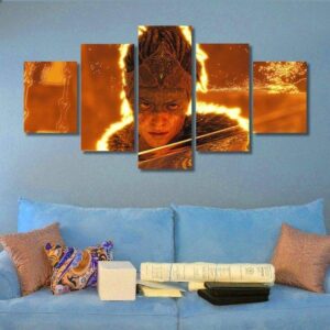 Hellblade - Gaming 5 Panel Canvas Art Wall Decor