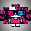 Hello Kitty 2 - Cartoon 5 Panel Canvas Art Wall Decor