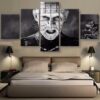 Hellraiser : Pinhead - Movie 5 Panel Canvas Art Wall Decor