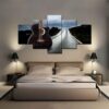 Highway Guitar Music - Music 5 Panel Canvas Art Wall Decor