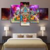 Hindu God 2 - Religion 5 Panel Canvas Art Wall Decor