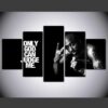 Hiphop Music Tupac - Music 5 Panel Canvas Art Wall Decor