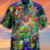 Hippie Mushroom All Over Printing Hawaiian Shirt