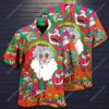 Hippie Santa All Over Printed Hawaiian Shirt