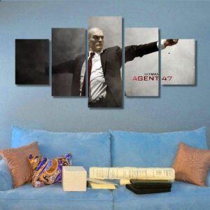 Hitman - Gaming 5 Panel Canvas Art Wall Decor