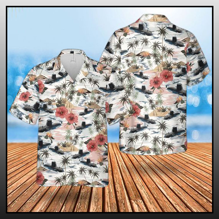Hms Audacious Astute Class Submarine Hawaiian Shirt Hms Audacious Astute Class Submarine Hawaiian Shirt