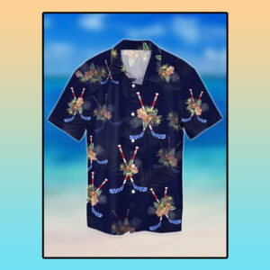 Hockey Tropical Hawaiian Shirt
