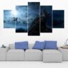 Hogwarts Harry Potter 5 - Movie 5 Panel Canvas Art Wall Decor