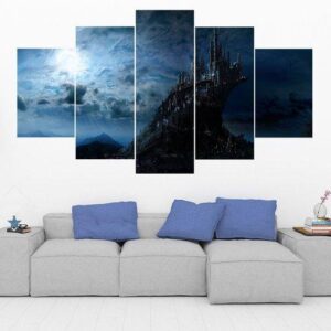 Hogwarts Harry Potter 5 - Movie 5 Panel Canvas Art Wall Decor