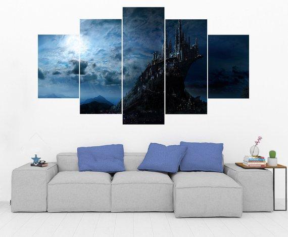 Hogwarts Harry Potter 5 - Movie 5 Panel Canvas Art Wall Decor Hogwarts Harry Potter 5 - Movie 5 Panel Canvas Art Wall Decor