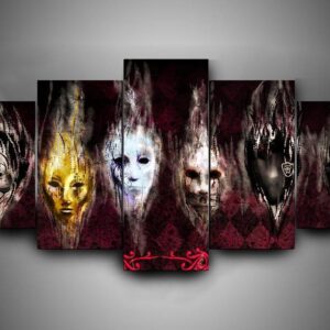 Hollywood Undead - Music 5 Panel Canvas Art Wall Decor