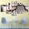 Holy Buddha - Religion 5 Panel Canvas Art Wall Decor